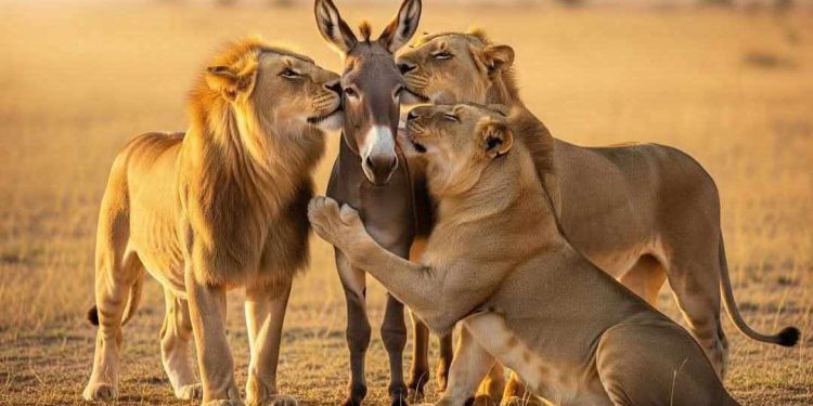  الحمارِ الّذي إستأسَد …