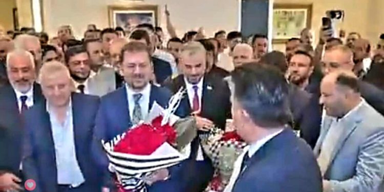 انطلاق فعاليات معرض الأحذية والمنتجات الجلدية بحلب