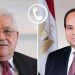 السيسى يتلقى إتصالا هاتفيا من رئيس فلسطين …