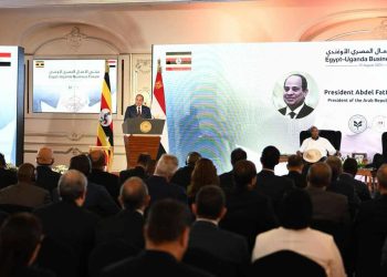 الرئيس السيسي يفتتح منتدى رجال الأعمال المصري الأوغندي