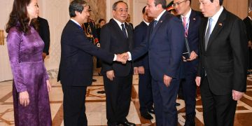 الرئيس السيسي يستقبل رئيس فيتنام بالقاهرة