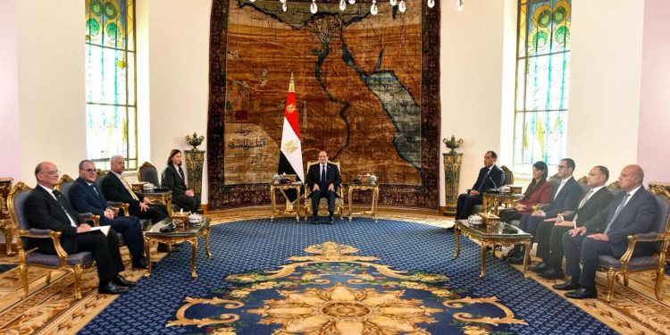 الرئيس السيسي يستقبل رئيسة الحكومة التونسية