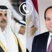 الرئيس السيسي يتصل هاتفيا بأمير قطر