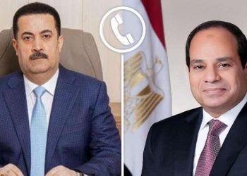 رئيس وزراء العراق يتصل هاتفيا بالرئيس السيسي