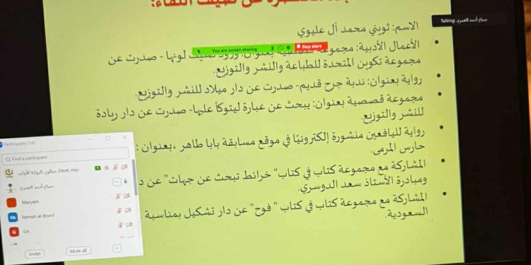 صالون الرواية الأولى يناقش الرواية الأولى للكاتب ثويني آل علوي …