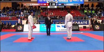 البطل محمد أبودبوس يحقق نتائج مبهرة بطولة العالم المقامة بدولة مصر 