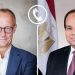 المستشار الألماني يتصل هاتفيا بالرئيس السيسي