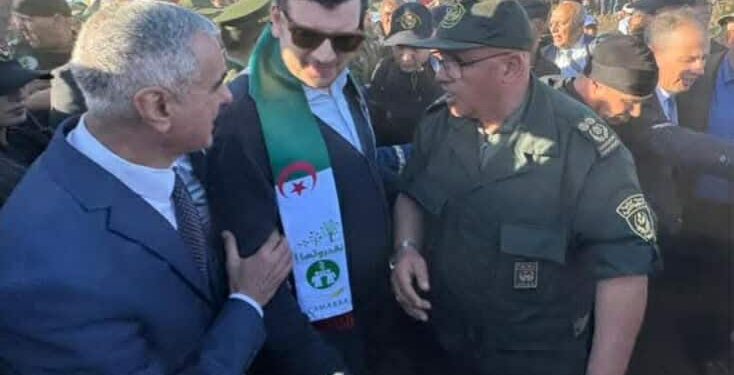 وزير الفلاحة والتنمية الريفية والصيد البحري يشرف على عملية تشجير