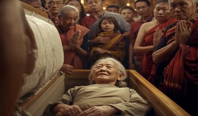 تايلندية تعود للحياة قبل دقائق من حرق جثمانها