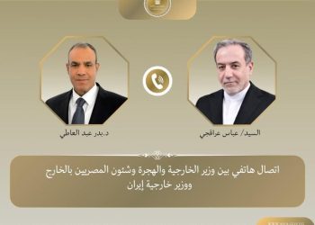 اتصال هاتفي بين وزير الخارجية والهجرة المصري ونظيره الإيراني