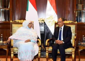 وزير الخارجية يلتقي وزيرة شئون مجلس الوزراء السوداني