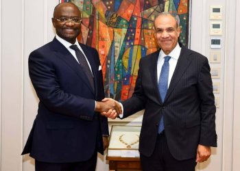 وزير الخارجية يستقبل رئيس البنك الأفريقي للتصدير والاستيراد