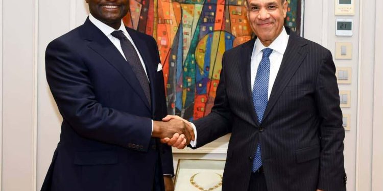 وزير الخارجية يستقبل رئيس البنك الأفريقي للتصدير والاستيراد