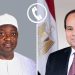رئيس جامبيا يتصل هاتفيا بالرئيس السيسي