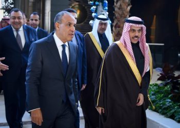 وزير الخارجية يعقد مباحثات ثنائية مع نظيره السعودي