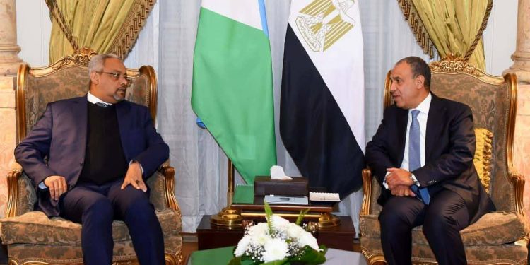 وزير الخارجية يبحث مع نظيره الجيبوتي سبل تعزيز العلاقات الثنائية 