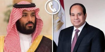 اتصال هاتفي من الرئيس السيسي بــ ولي عهد السعودية