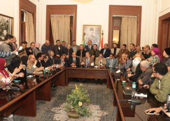 استقبال حاشد للدكتور السيد البدوي بعد فوزه برئاسة الوفد