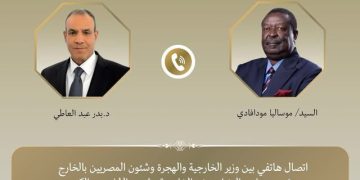 اتصال هاتفي بين وزير الخارجية ونظيره الكيني