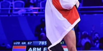 اللاعب مصطفى حسين يحصد الذهبية في التصنيف العالمي للمصارعة