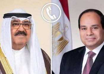 اتصال هاتفي من الرئيس السيسي بأمير الكويت  