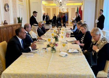 وزير الخارجية يبحث مع رئيس وزراء سلوفينيا التطورات الإقليمية والدولية