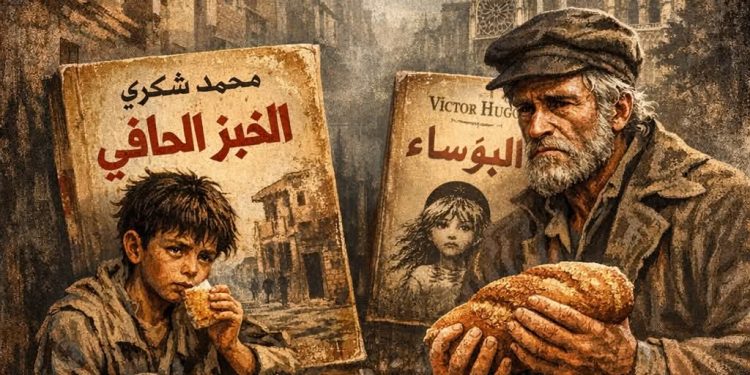 الخبز الحافي والبؤساء: جوع واحد بلُغتين