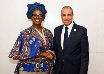 وزير الخارجية يلتقي مفوضة الطاقة والبنية التحتية بالاتحاد الأفريقي
