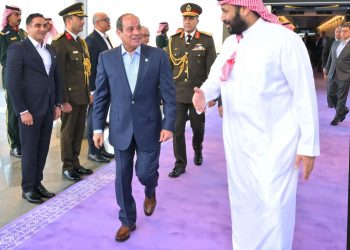 ولي عهد السعودية يستقبل الرئيس السيسي بالرياض 