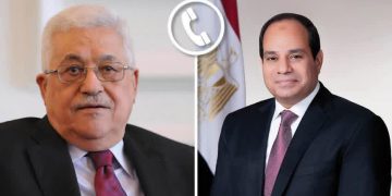 الرئيس السيسي يتلقى اتصالا هاتفيا من رئيس فلسطين