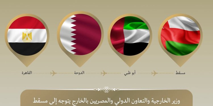 وزير الخارجية يتوجه إلى مسقط في المحطة الثالثة من جولته العربية لتأكيد التضامن مع عُمان