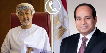 الرئيس السيسي يتصل هاتفيا بسلطان عمان.