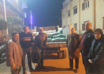 ضبط عدد «39 »شيكارة دقيق بلدى مدعم قبل بيعها بالسوق السوداء بمطوبس. 