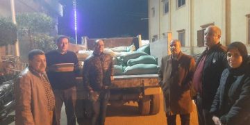 ضبط عدد «39 »شيكارة دقيق بلدى مدعم قبل بيعها بالسوق السوداء بمطوبس. 