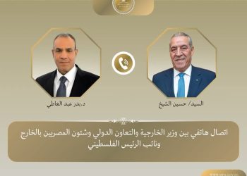 وزير الخارجية يبحث هاتفياً مع نائب الرئيس الفلسطيني التطورات في الأراضي الفلسطينية