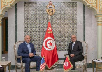 إجتماع بين وزير الشؤون الخارجية و سفير الولايات المتحدة الأمريكية