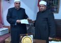 مدير أوقاف كفرالشيخ  يكرم إمام مسجد عبدالوهاب بن مخلوف بمطوبس