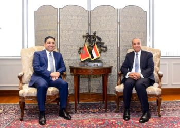 وزير الخارجية يستقبل نظيره المغربي ويبحثان تعزيز العلاقات الثنائية