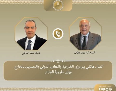 وزير الخارجية يبحث مع نظيره الجزائري جهود خفض التصعيد فى المنطقة