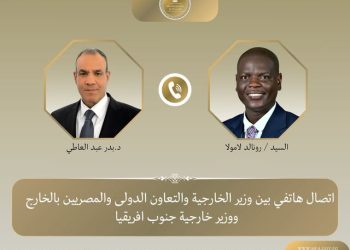 اتصال هاتفي بين وزير الخارجية ونظيره الجنوب أفريقي لبحث التطورات الإقليمية