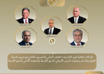 وزير الخارجية يواصل اتصالاته لبحث جهود خفض التصعيد