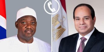 الرئيس السيسي يتلقى اتصالا هاتفيا من رئيس جامبيا