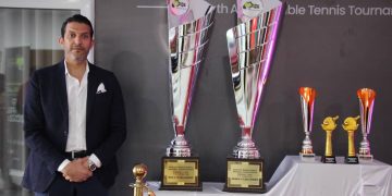 مراسم تتويج ببطولة شمال افريقيا تنس طاولة 